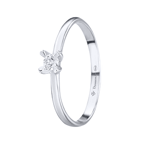 Anillo de compromiso Oro blanco