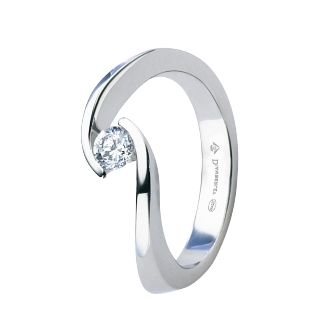 Anillo de compromiso Oro blanco 1