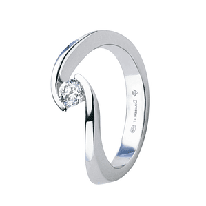 Anillo de compromiso Oro blanco