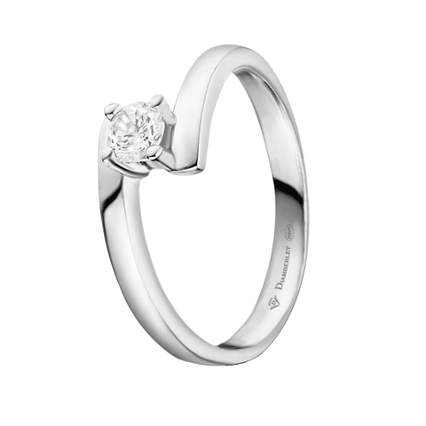 Anillo de compromiso Oro blanco