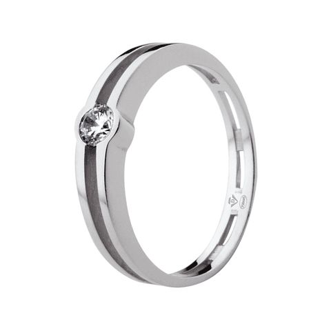 Anillo de compromiso Oro blanco