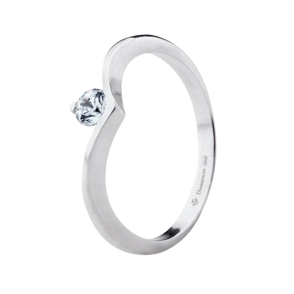 Anillo de compromiso Oro blanco 1