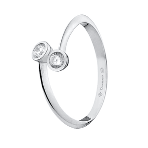 Anillo de compromiso Oro blanco