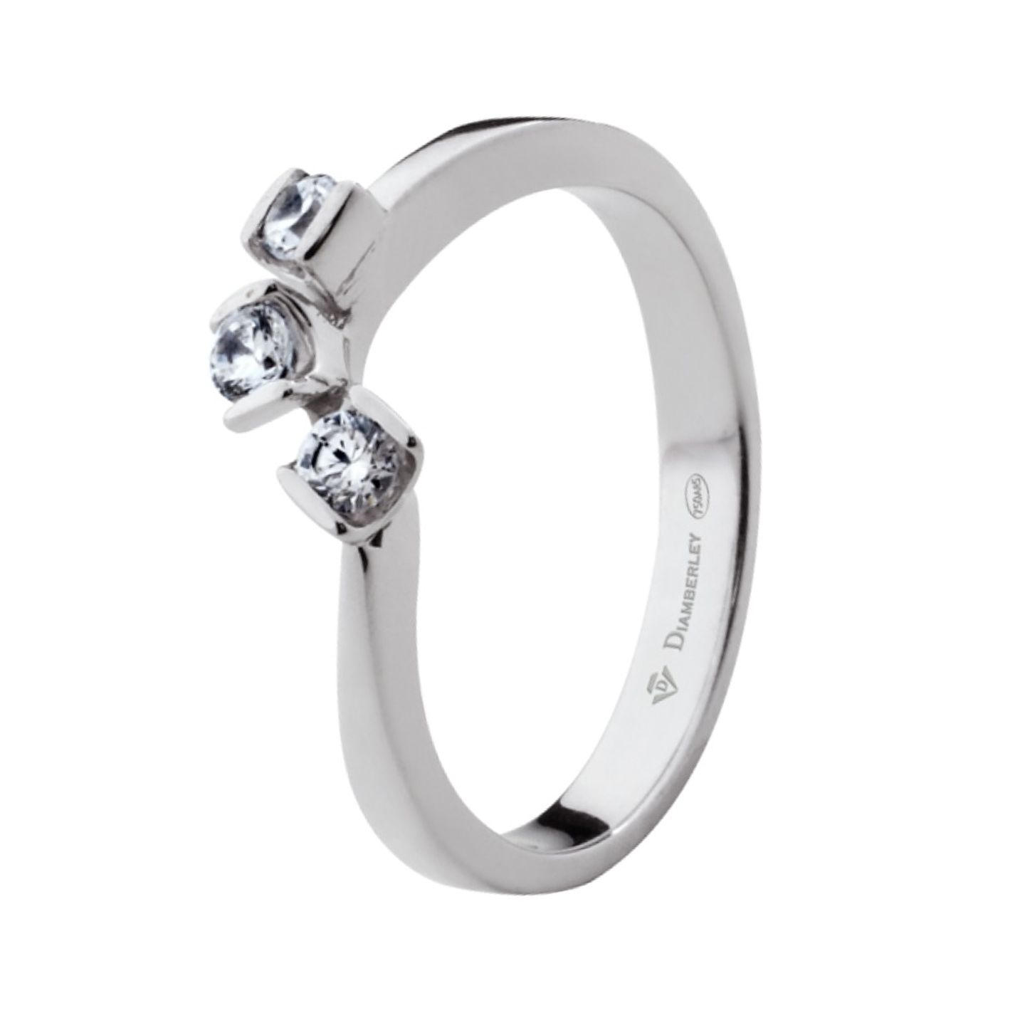 Anillo de compromiso Oro blanco 1