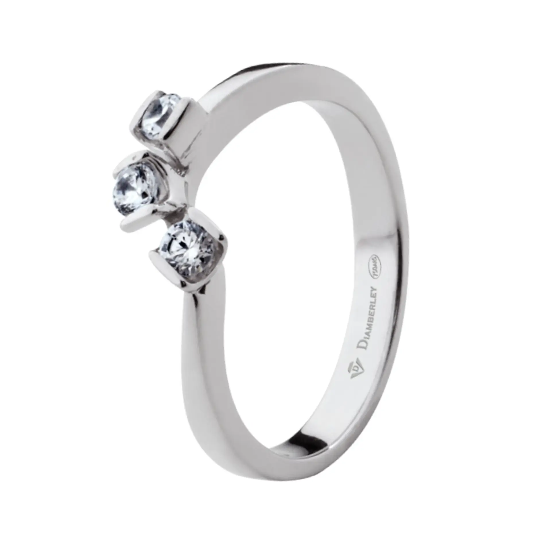 Anillo de compromiso Oro blanco 1