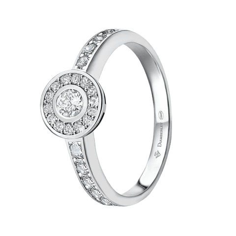 Anillo de compromiso Oro blanco