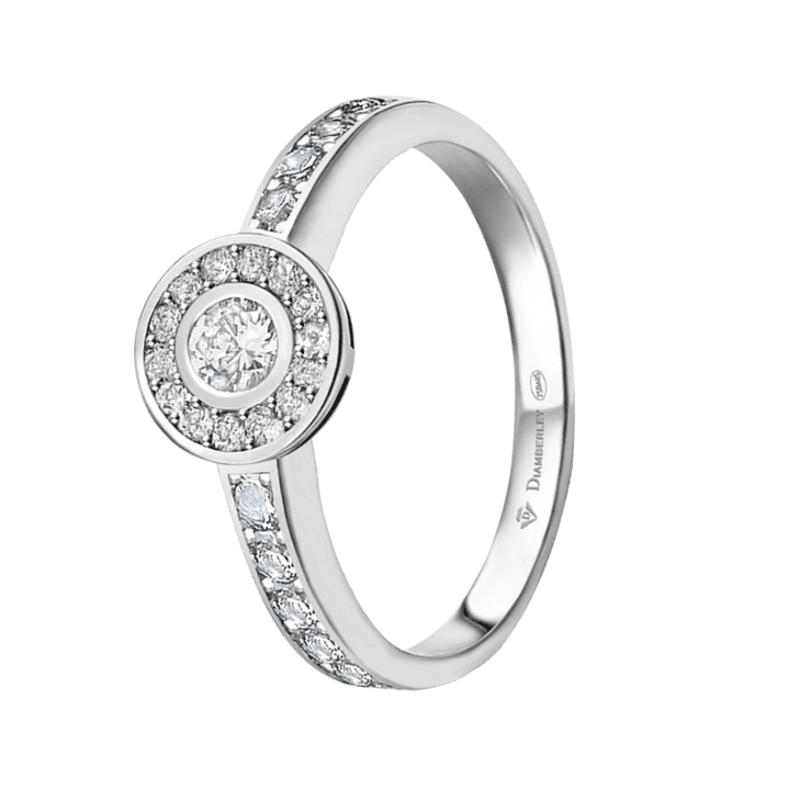 Anillo de compromiso Oro blanco 1