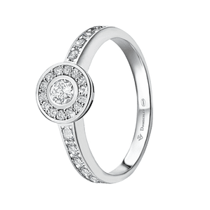 Anillo de compromiso Oro blanco