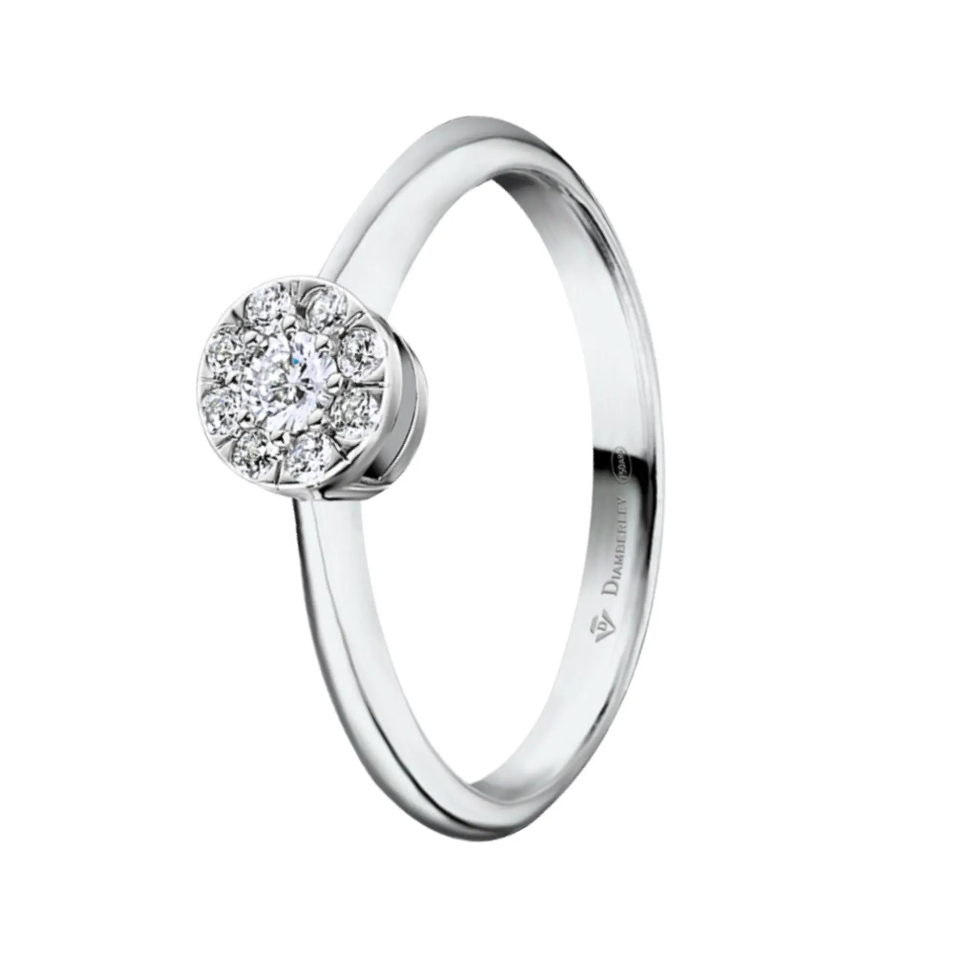 Anillo de compromiso Oro blanco 1