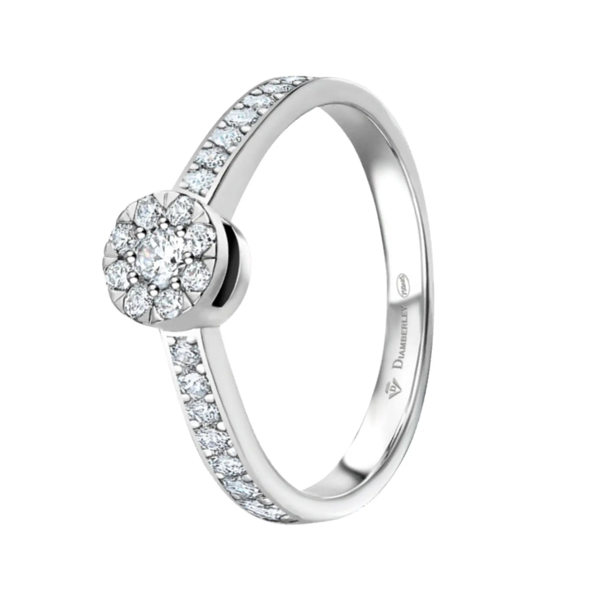 Anillo de compromiso Oro blanco 1