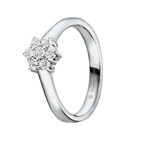 Anillo de compromiso Oro blanco