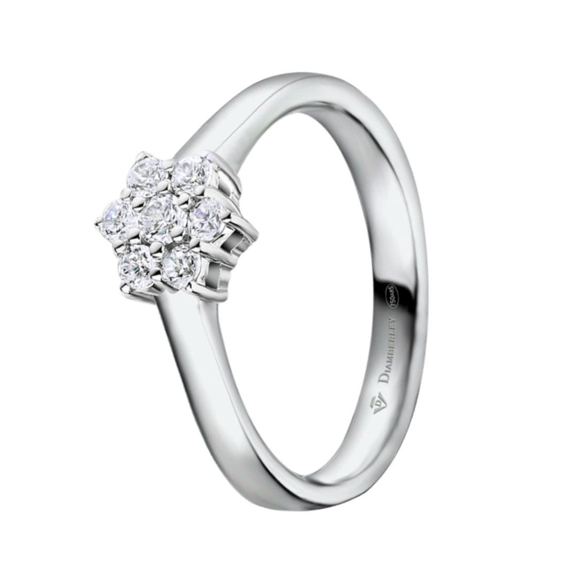 Anillo de compromiso Oro blanco 1