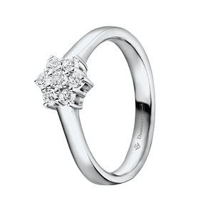 Anillo de compromiso Oro blanco