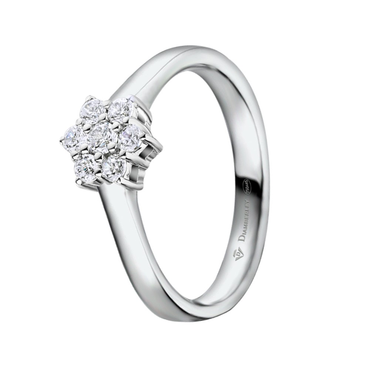 Anillo de compromiso Oro blanco 1