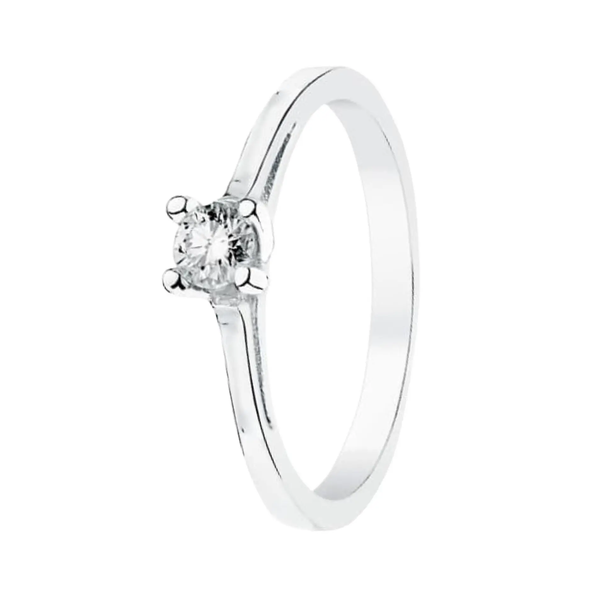 Anillo de compromiso Oro blanco 1