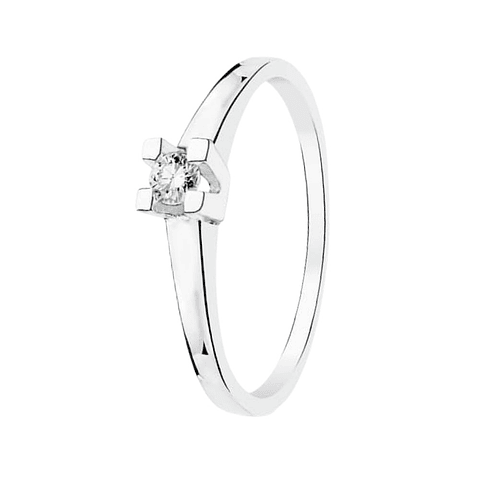 Anillo de compromiso Oro blanco