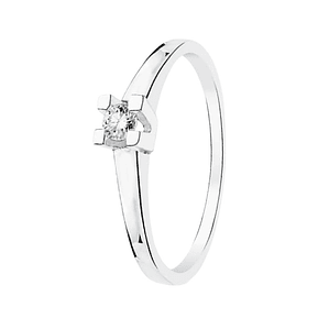 Anillo de compromiso Oro blanco