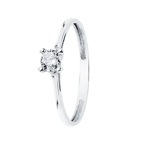 Anillo de compromiso Oro blanco