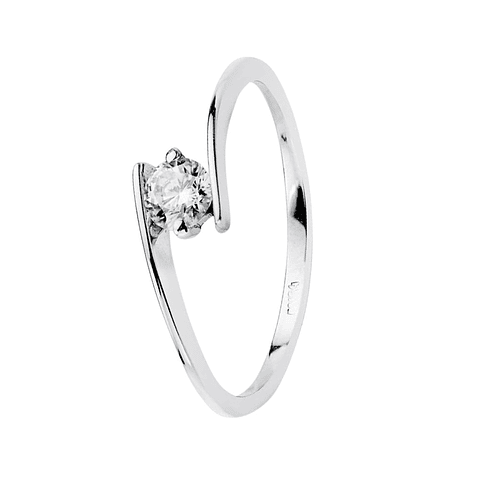 Anillo de compromiso Oro blanco