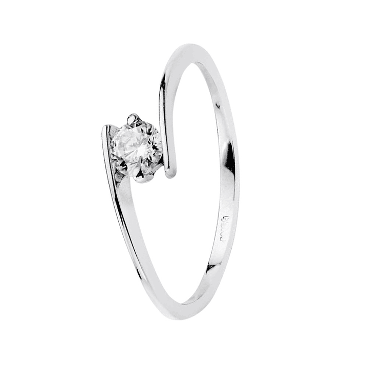 Anillo de compromiso Oro blanco 1