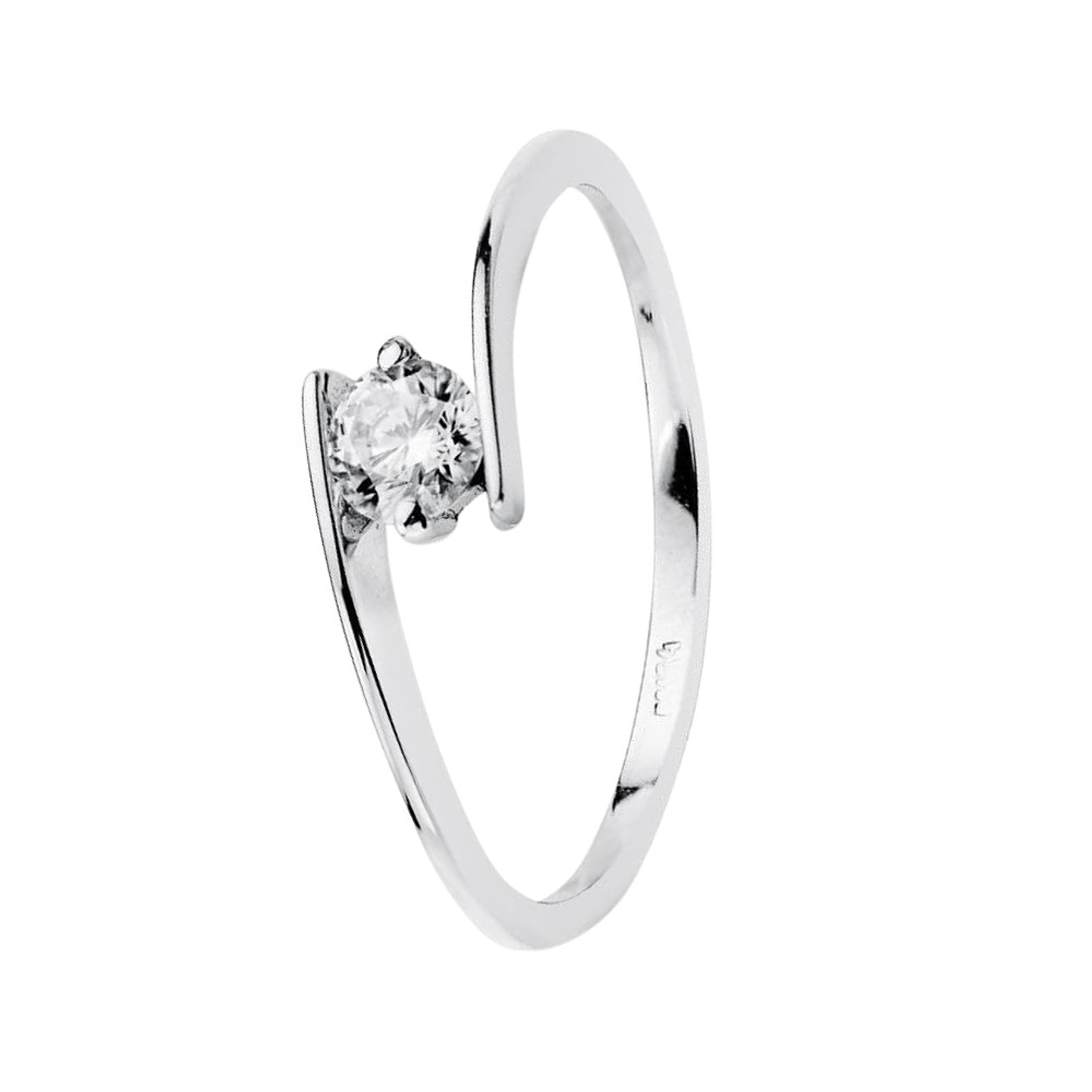 Anillo de compromiso Oro blanco 1