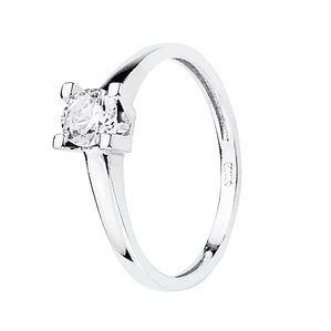 Anillo de compromiso Oro blanco