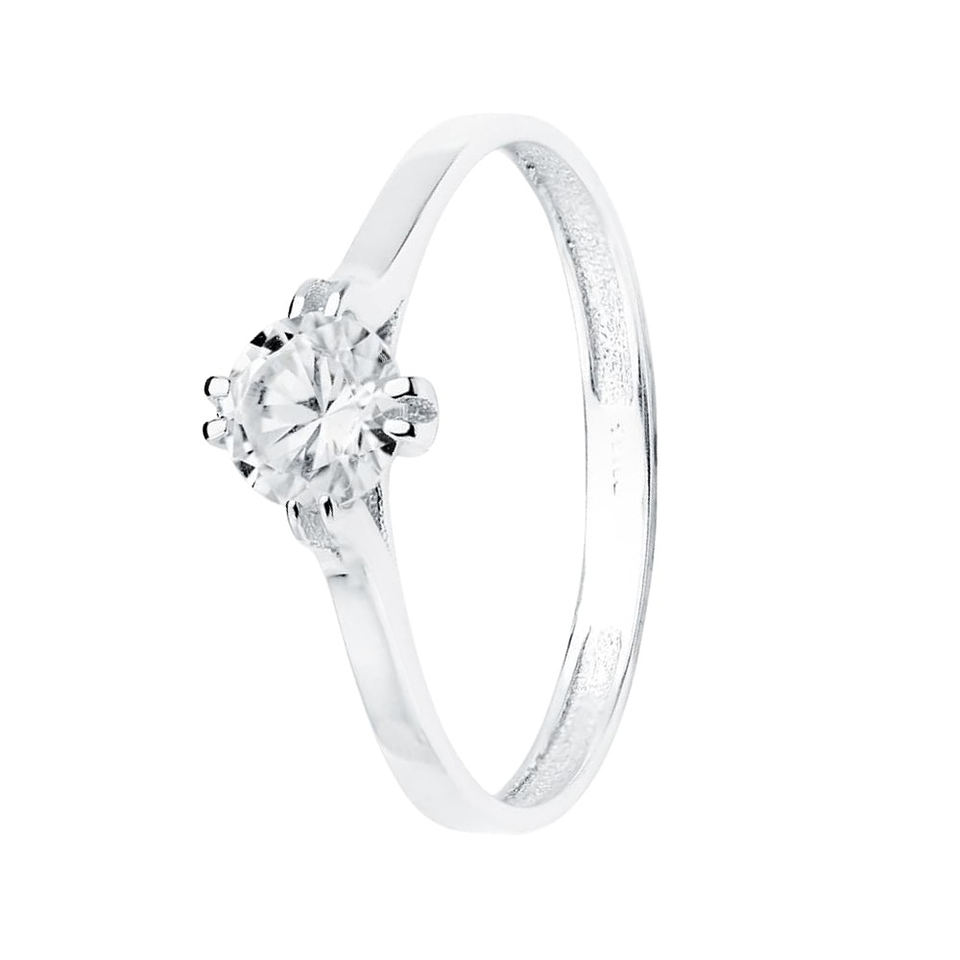 Anillo de compromiso Oro blanco 1