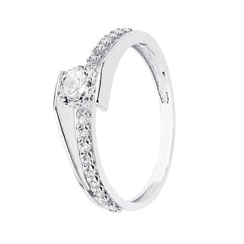 Anillo de compromiso Oro blanco