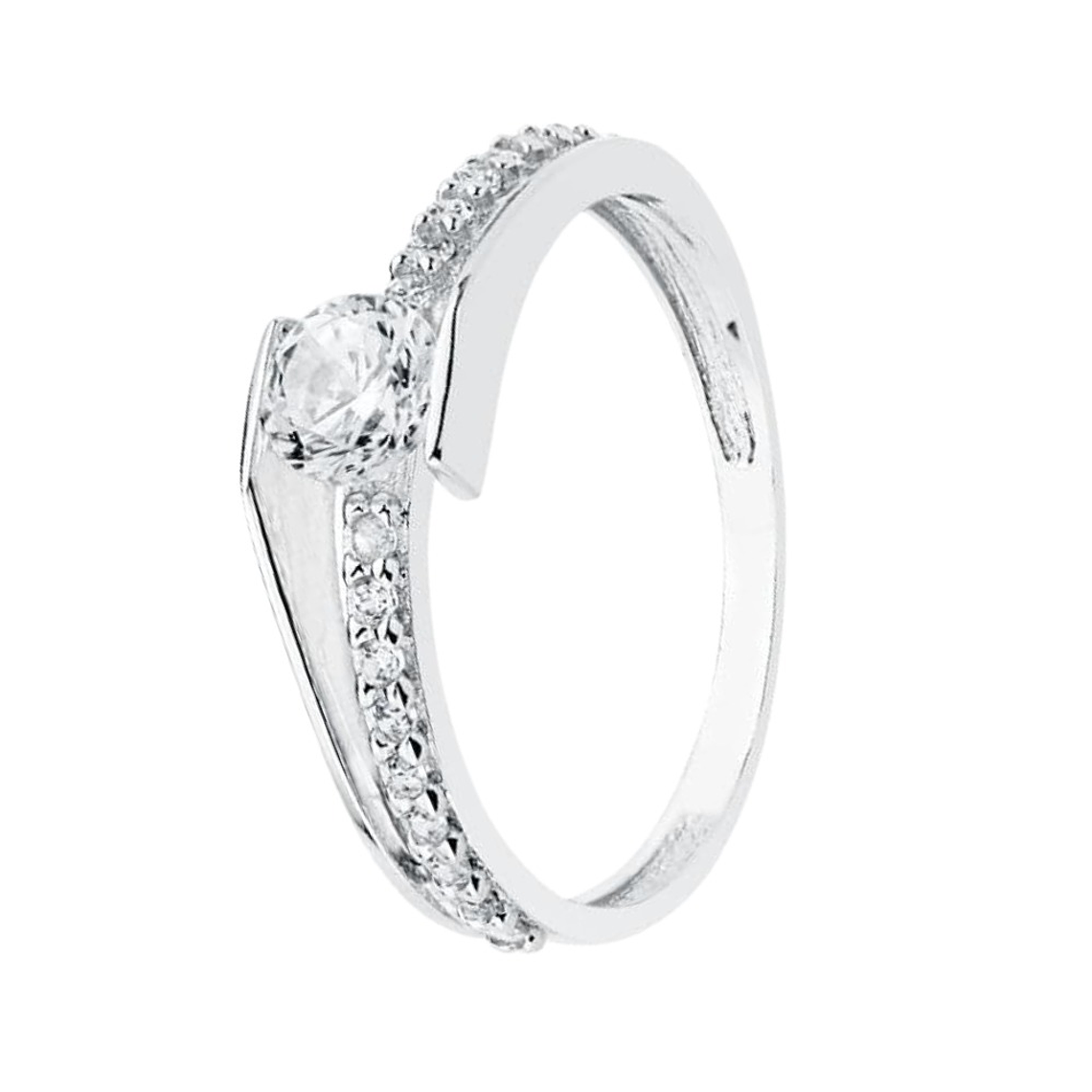 Anillo de compromiso Oro blanco 1