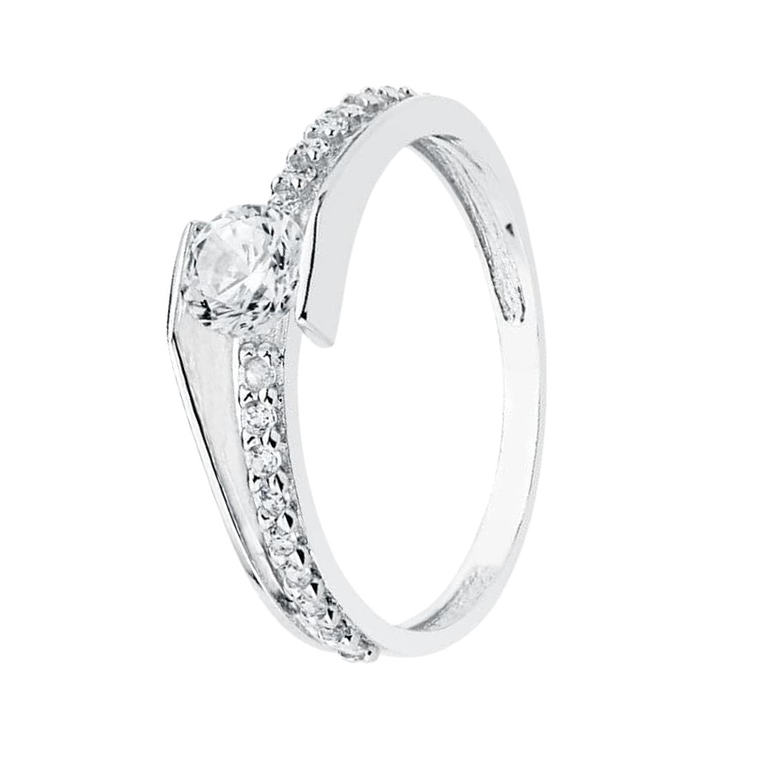 Anillo de compromiso Oro blanco 1