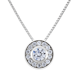 Colgante de Oro blanco