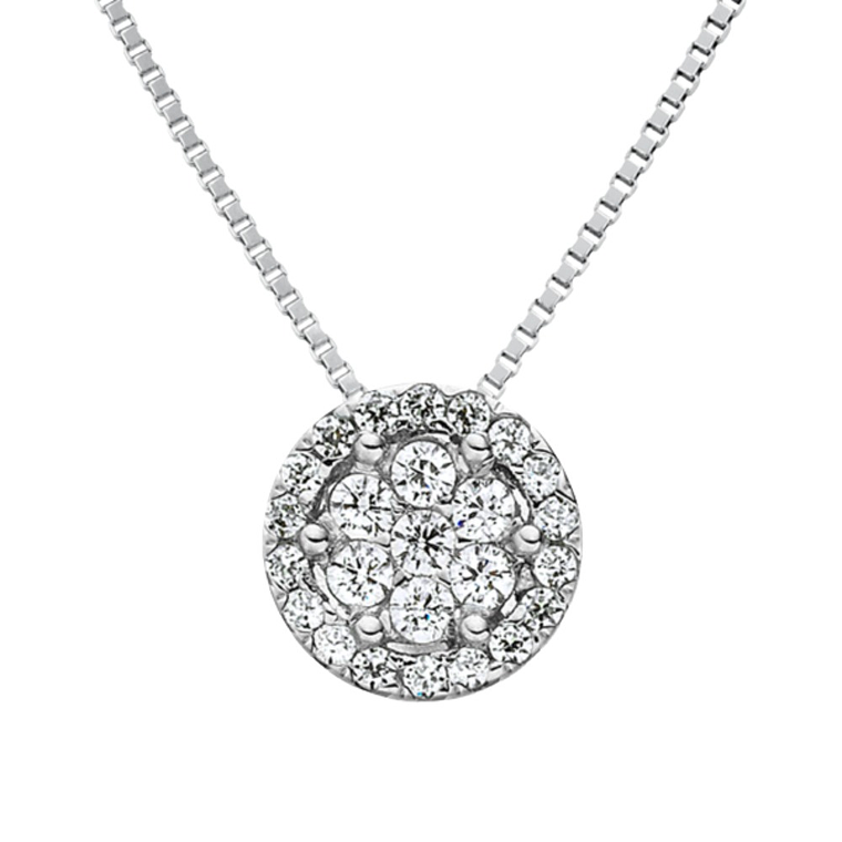 Colgante de Oro blanco 1