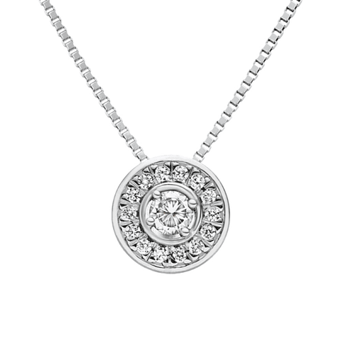 Colgante de Oro blanco