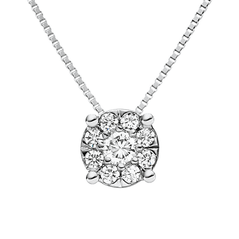 Colgante de Oro blanco