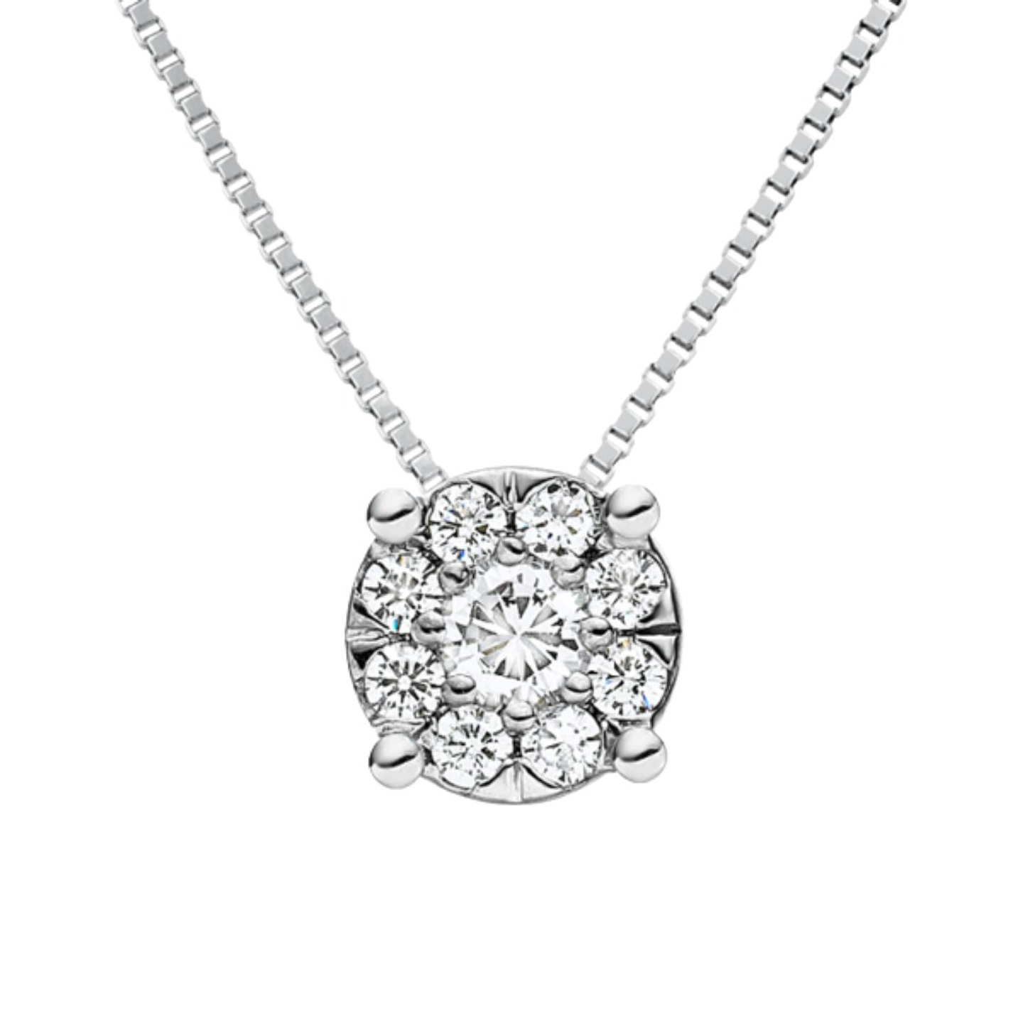 Colgante de Oro blanco 1