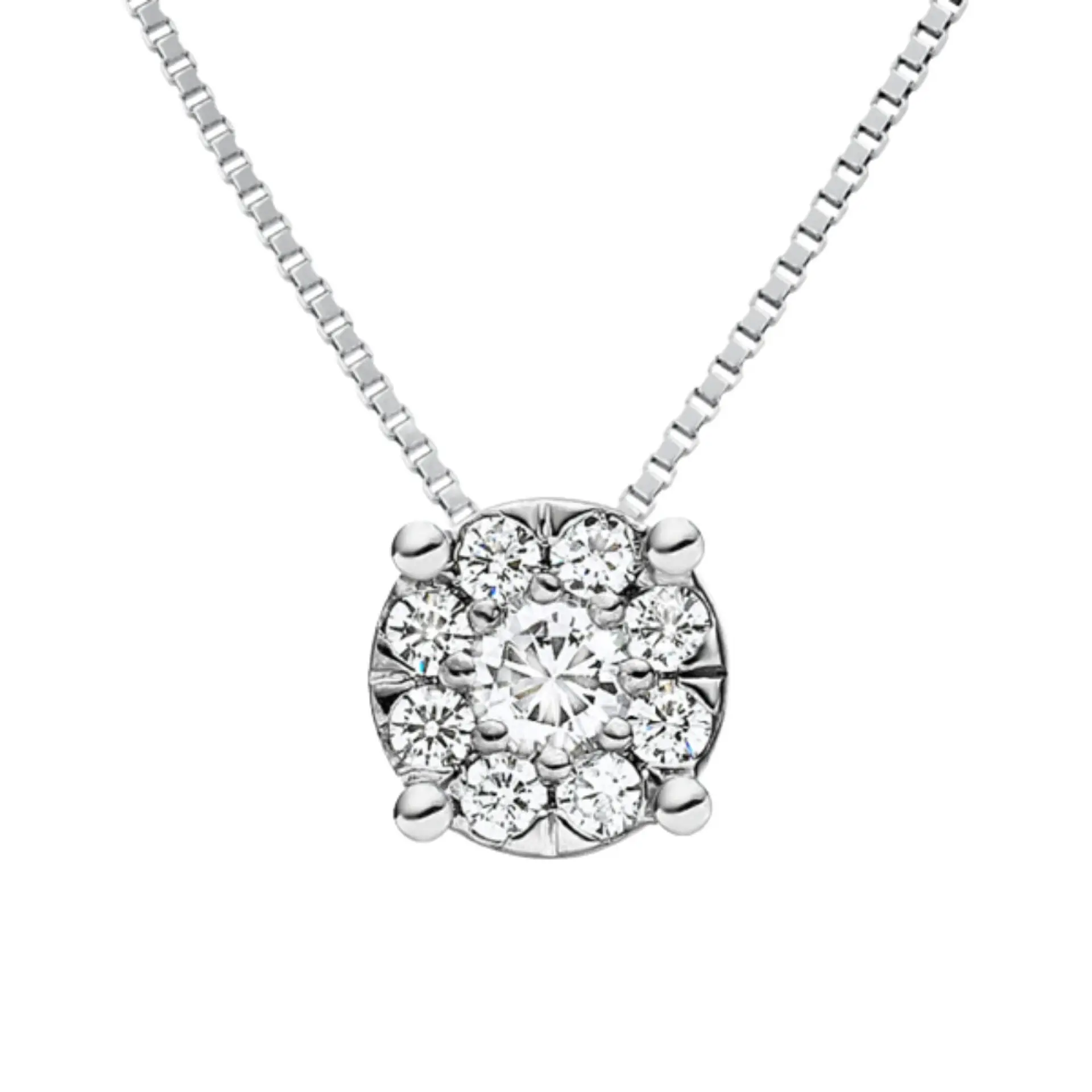 Colgante de Oro blanco 1