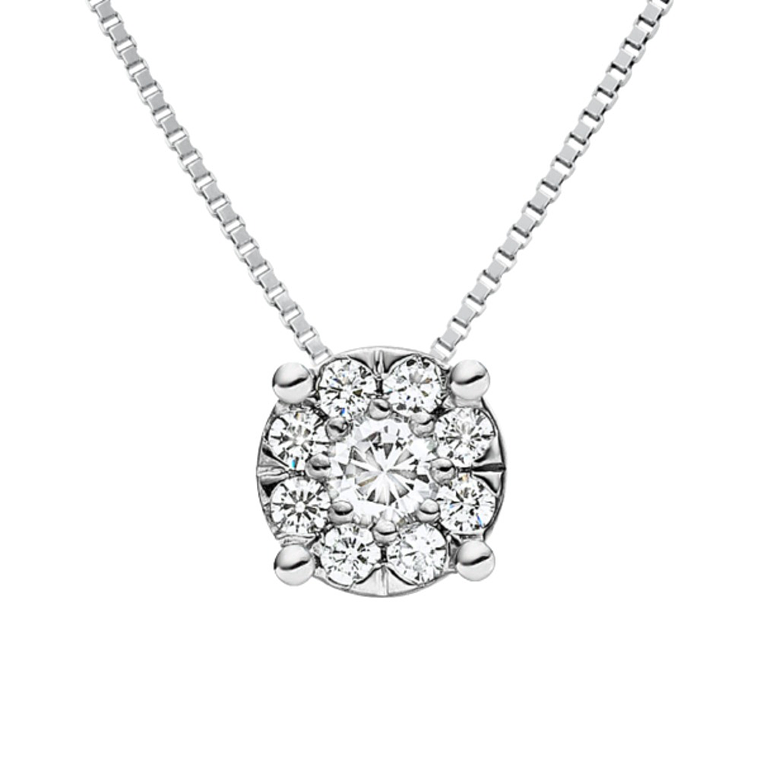 Colgante de Oro blanco 1