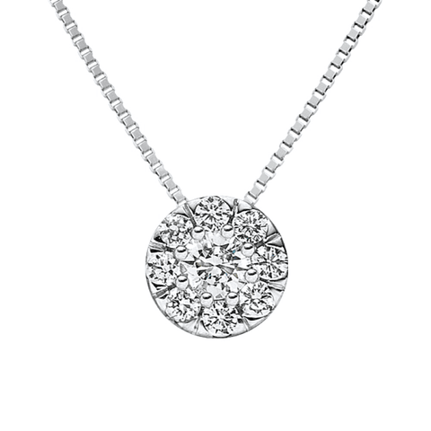 Colgante de Oro blanco