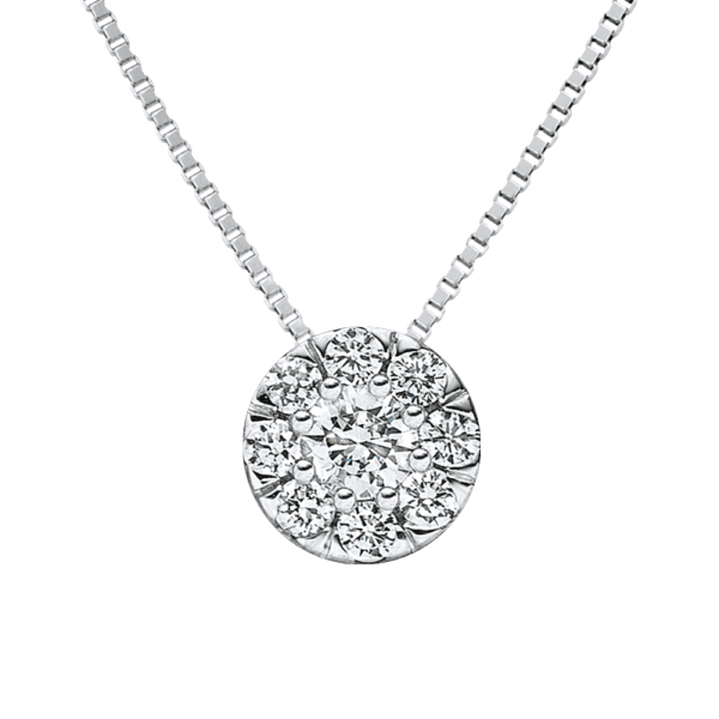 Colgante de Oro blanco 1