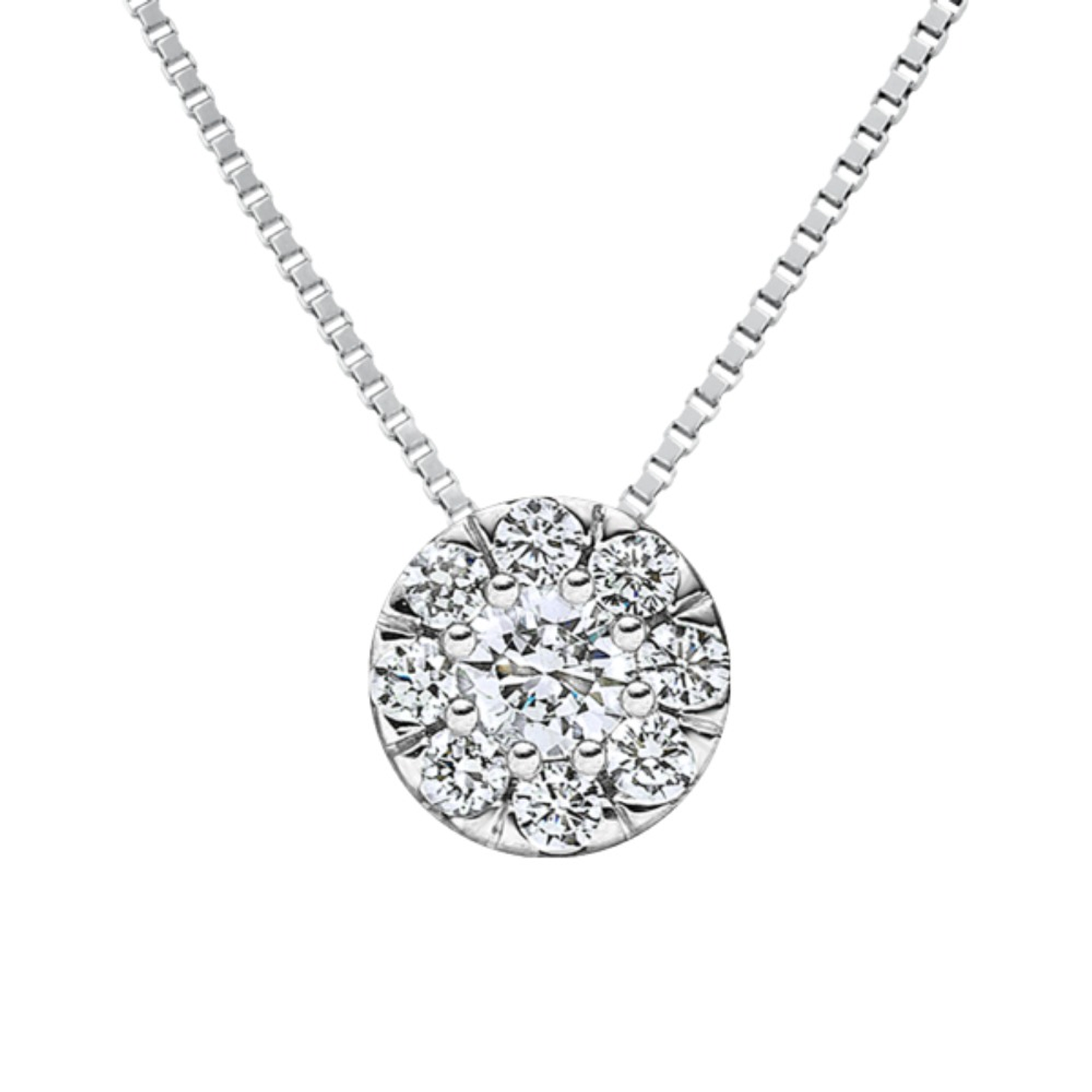 Colgante de Oro blanco 1