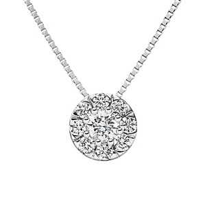 Colgante de Oro blanco