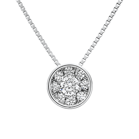 Colgante de Oro blanco