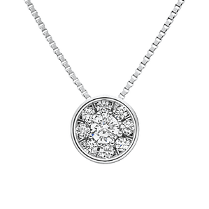 Colgante de Oro blanco