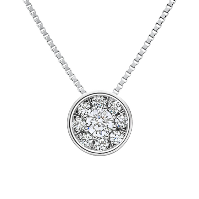 Colgante de Oro blanco 1