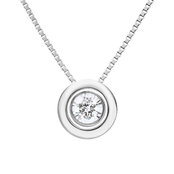 Colgante de Oro blanco 1