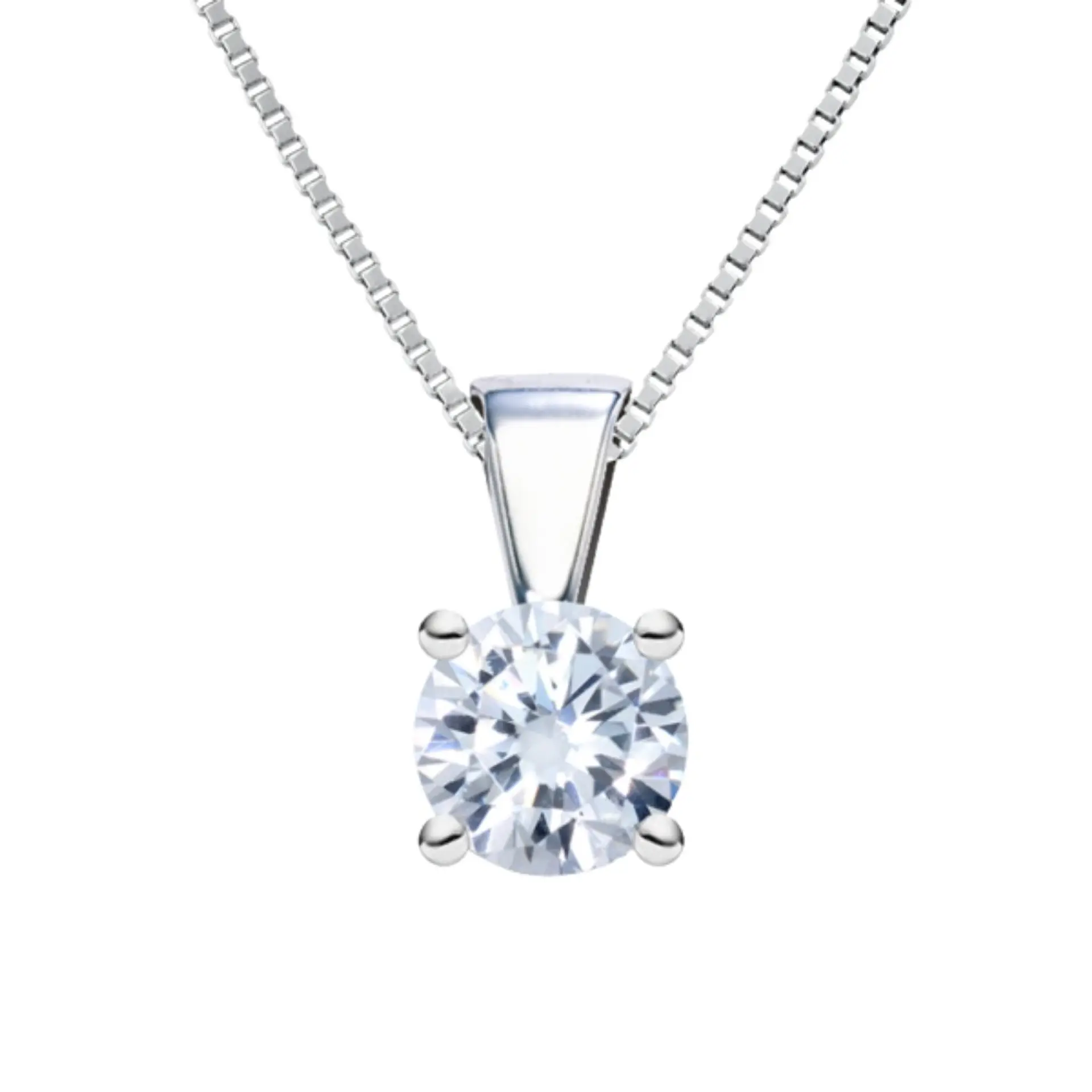 Colgante de Oro blanco 1