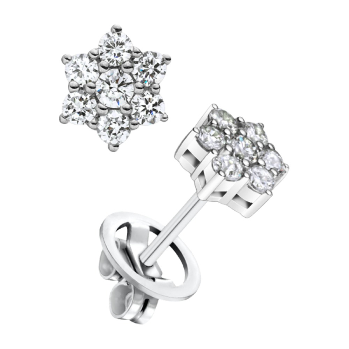 Pendientes con diamantes 1