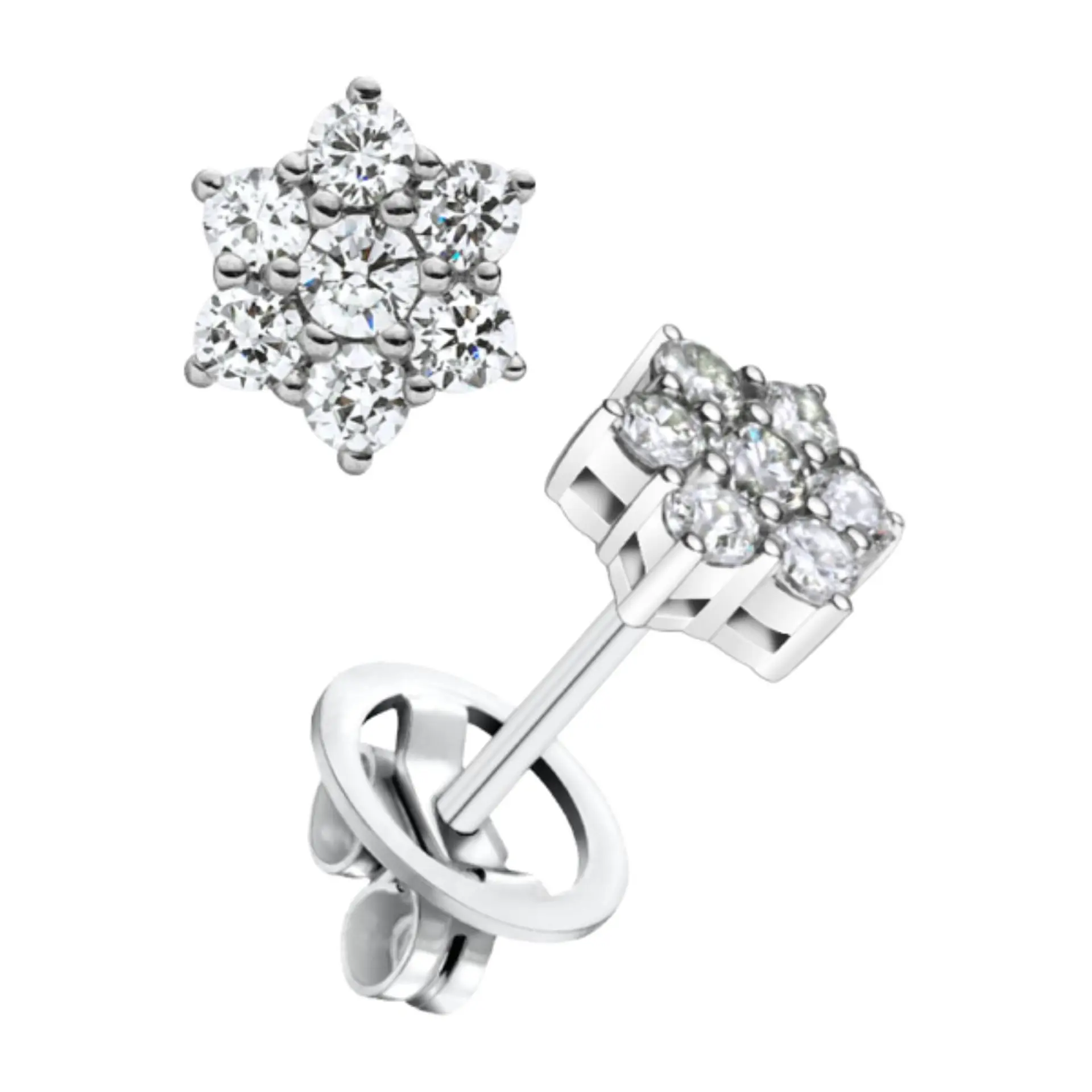 Pendientes con diamantes 1