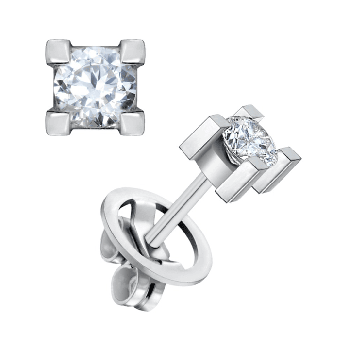 Pendientes con Oro blanco 1