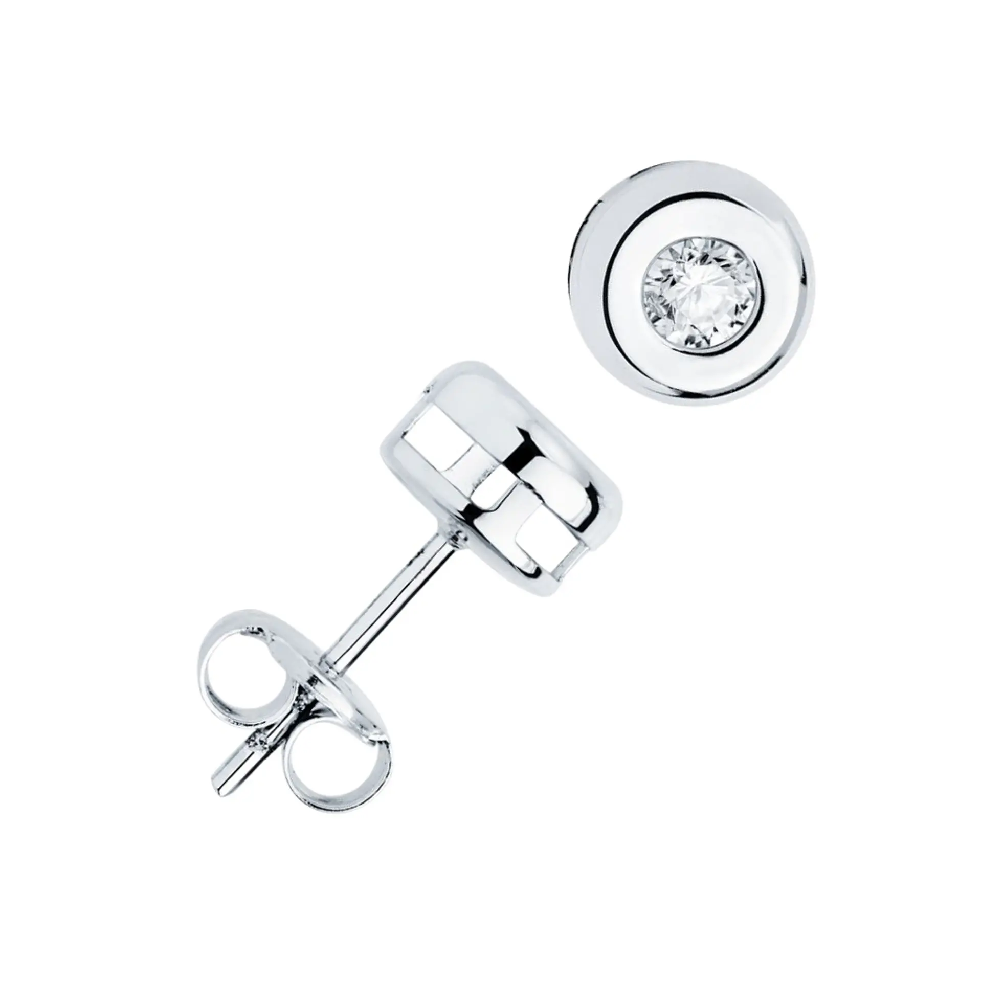 Pendientes de Oro con diamantes 1